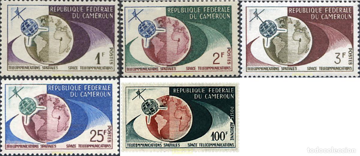 Sellos: 197184 MNH CAMERUN 1963 TELECOMUNICACIONES