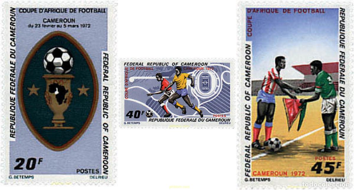 Sellos: 27520 MNH CAMERUN 1972 COPA DE AFRICA DE FUTBOL