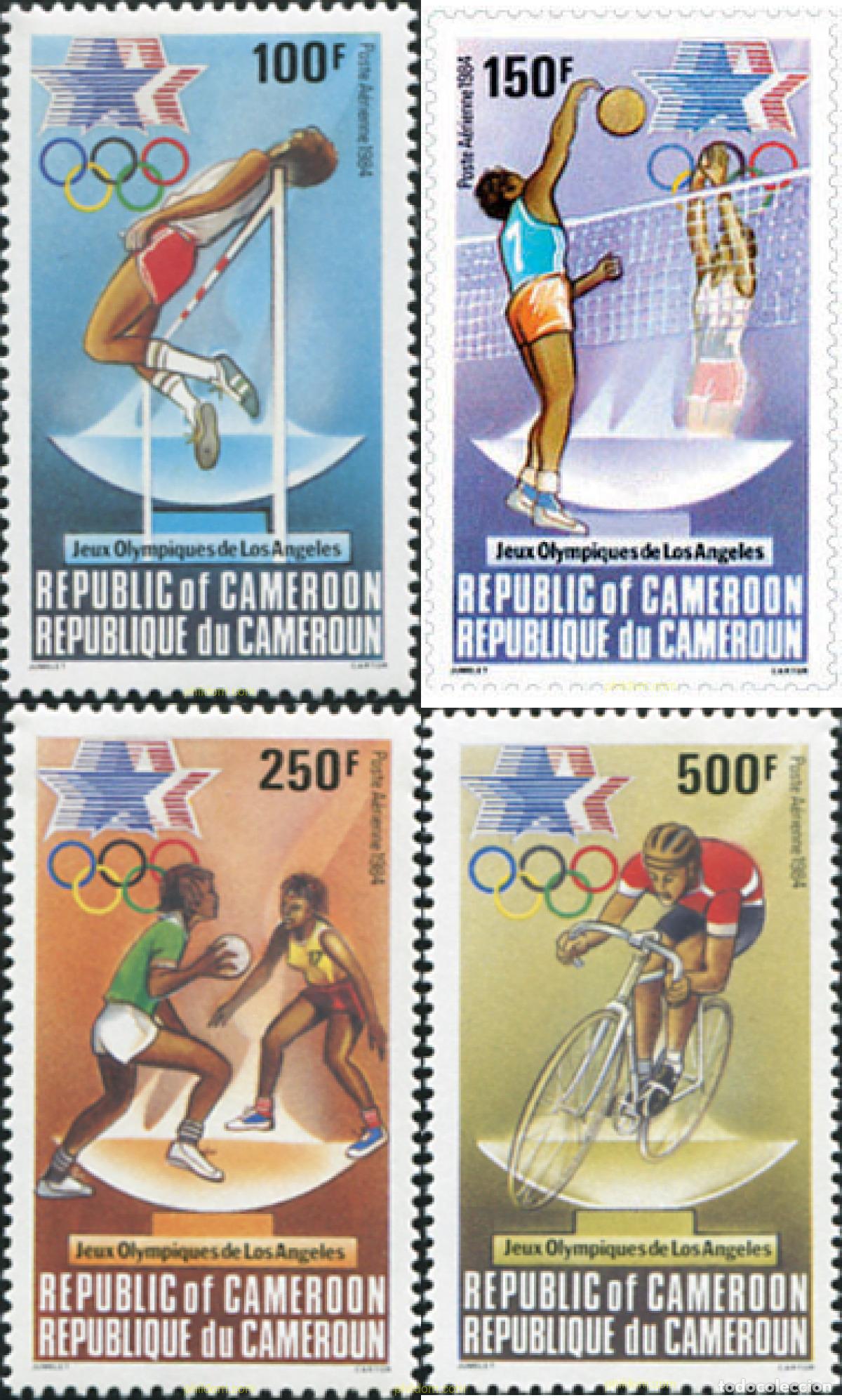Sellos: 27527 MNH CAMERUN 1984 23 JUEGOS OLIMPICOS VERANO LOS ANGELES 1984