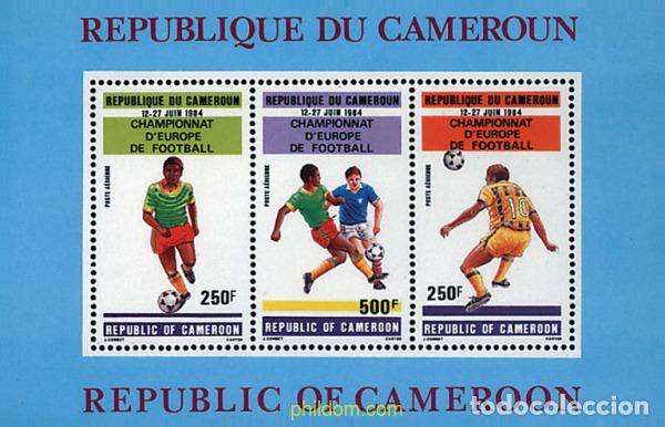 Sellos: 41020 MNH CAMERUN 1984 CAMPEONATOS DE EUROPA DE FUTBOL