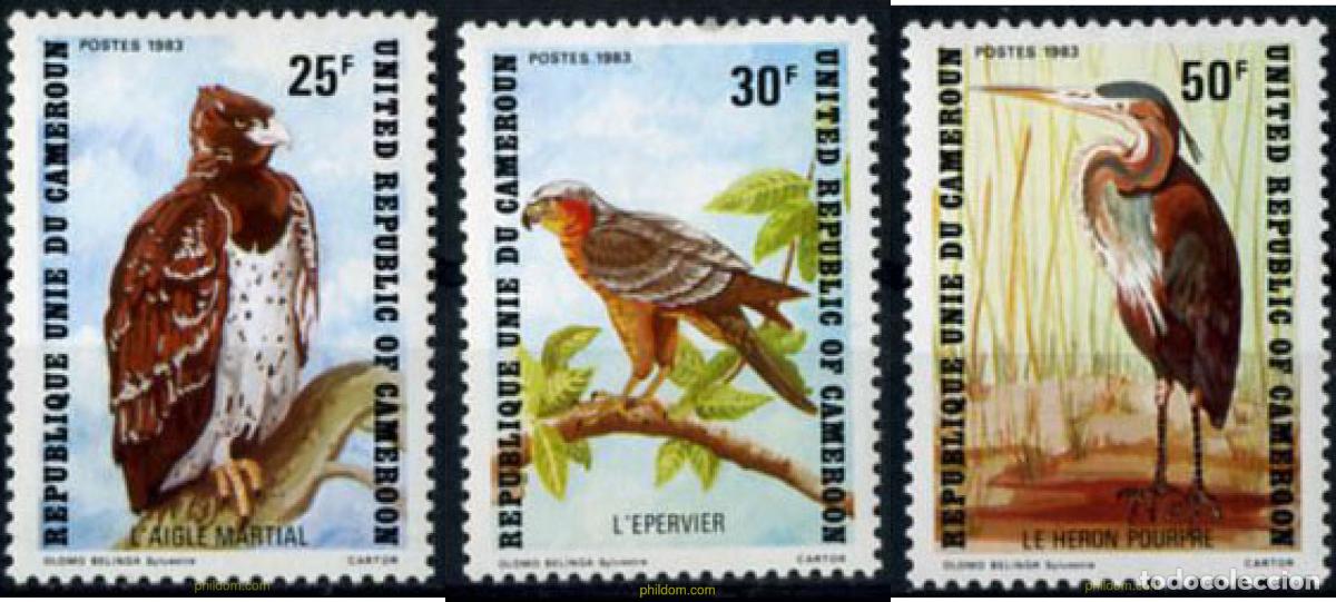 Sellos: 33129 MNH CAMERUN 1983 AVES