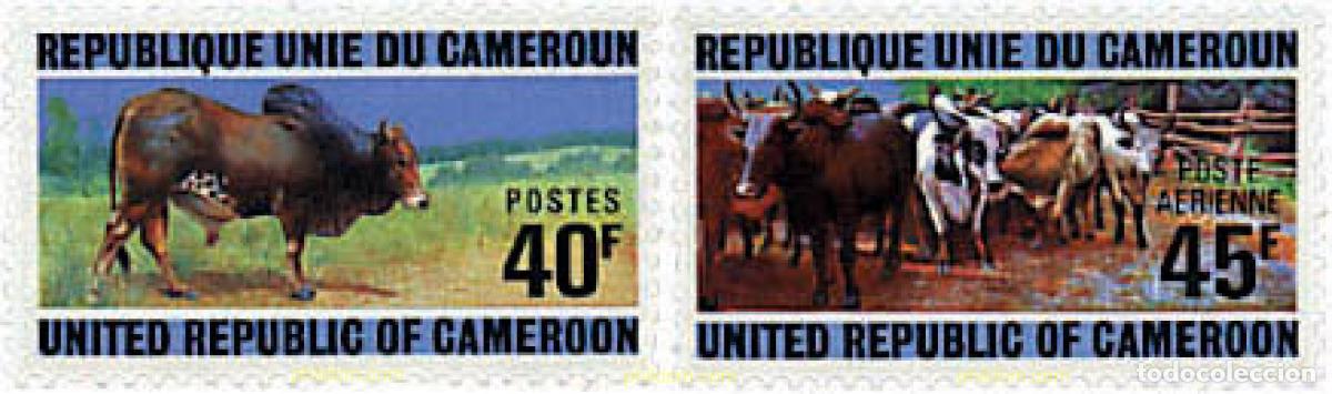 Briefmarken: 29720 MNH CAMERUN 1974 FAUNA DEL NORTE DE CAMERUN