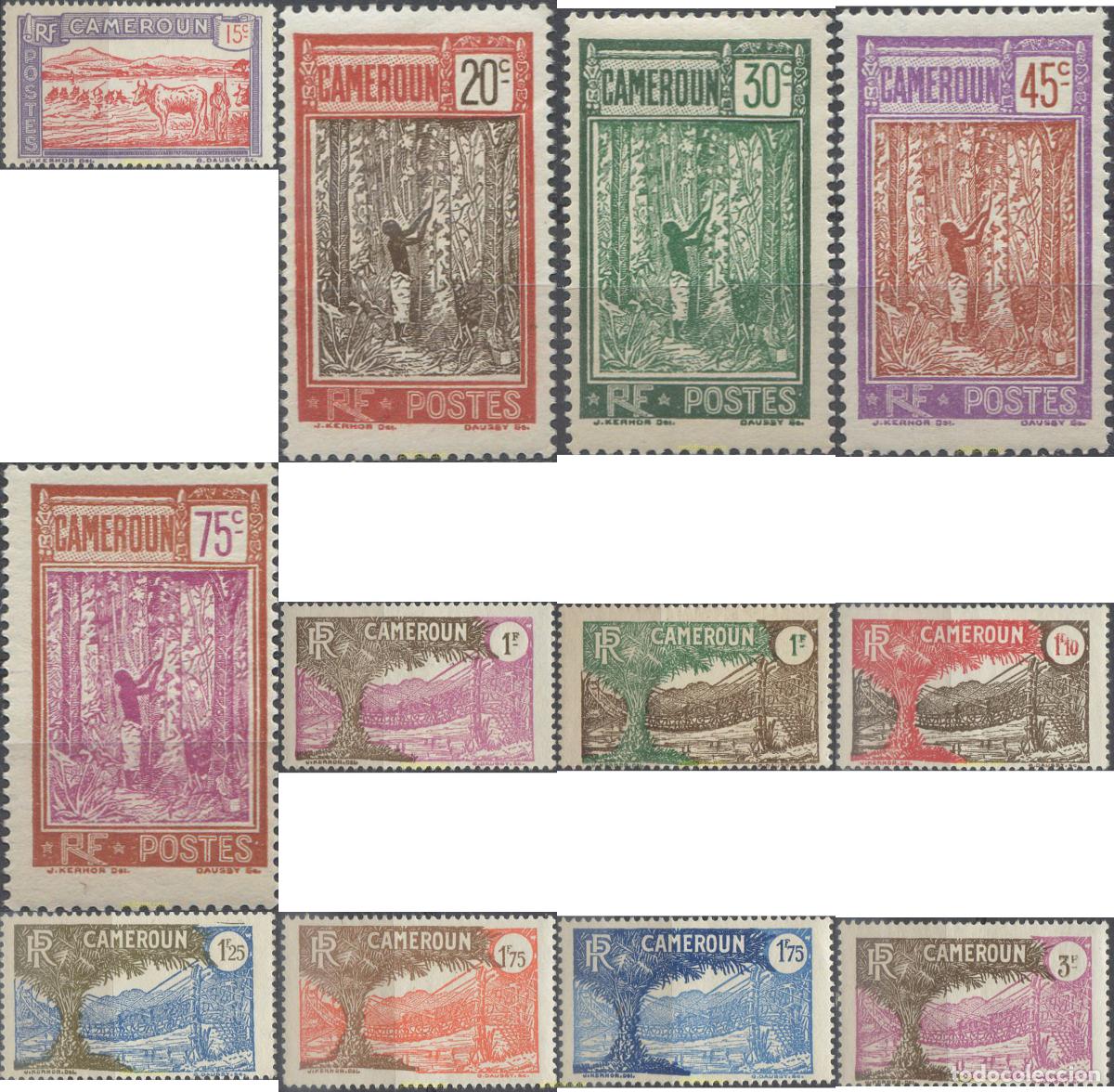 Sellos: 656371 MNH CAMERUN 1927 SERIE BASICA