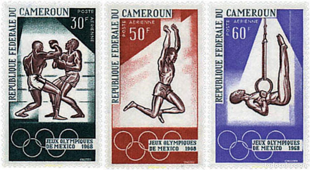 Briefmarken: 343360 HINGED CAMERUN 1968 19 JUEGOS OLIMPICOS VERANO MEXICO 1968