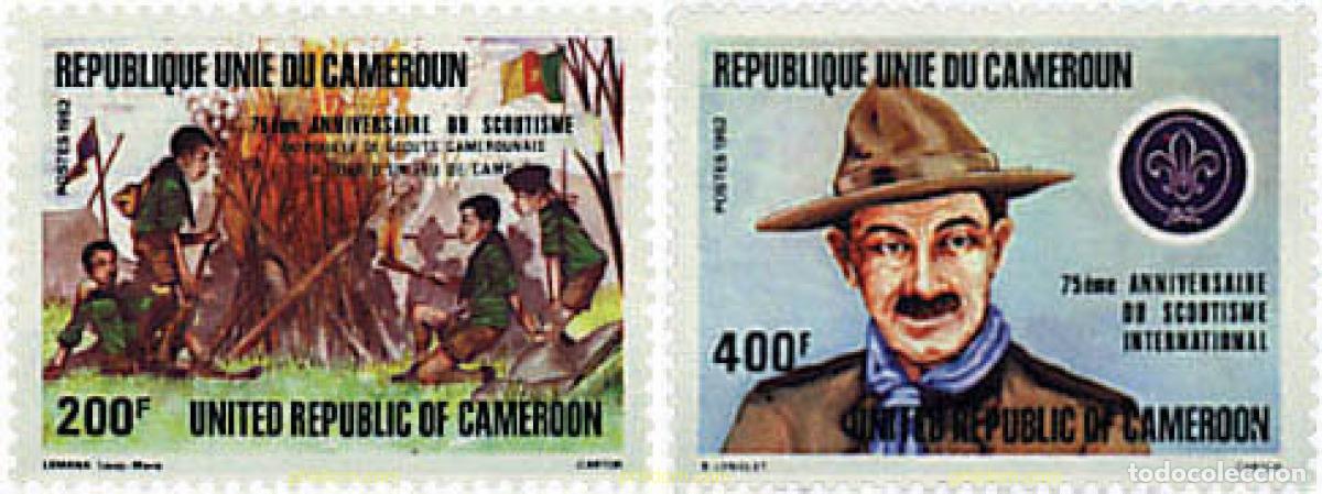 Sellos: 38702 MNH CAMERUN 1982 75 ANIVERSARIO DEL ESCULTISMO