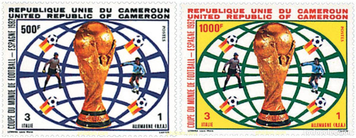 Sellos: 70306 MNH CAMERUN 1982 COPA DEL MUNDO DE FUTBOL. ESPA&Ntilde;A-82