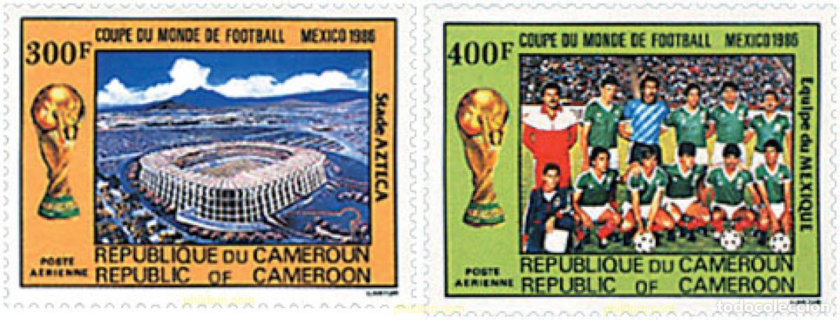 Sellos: 27531 MNH CAMERUN 1986 COPA DEL MUNDO DE FUTBOL. MEXICO-86