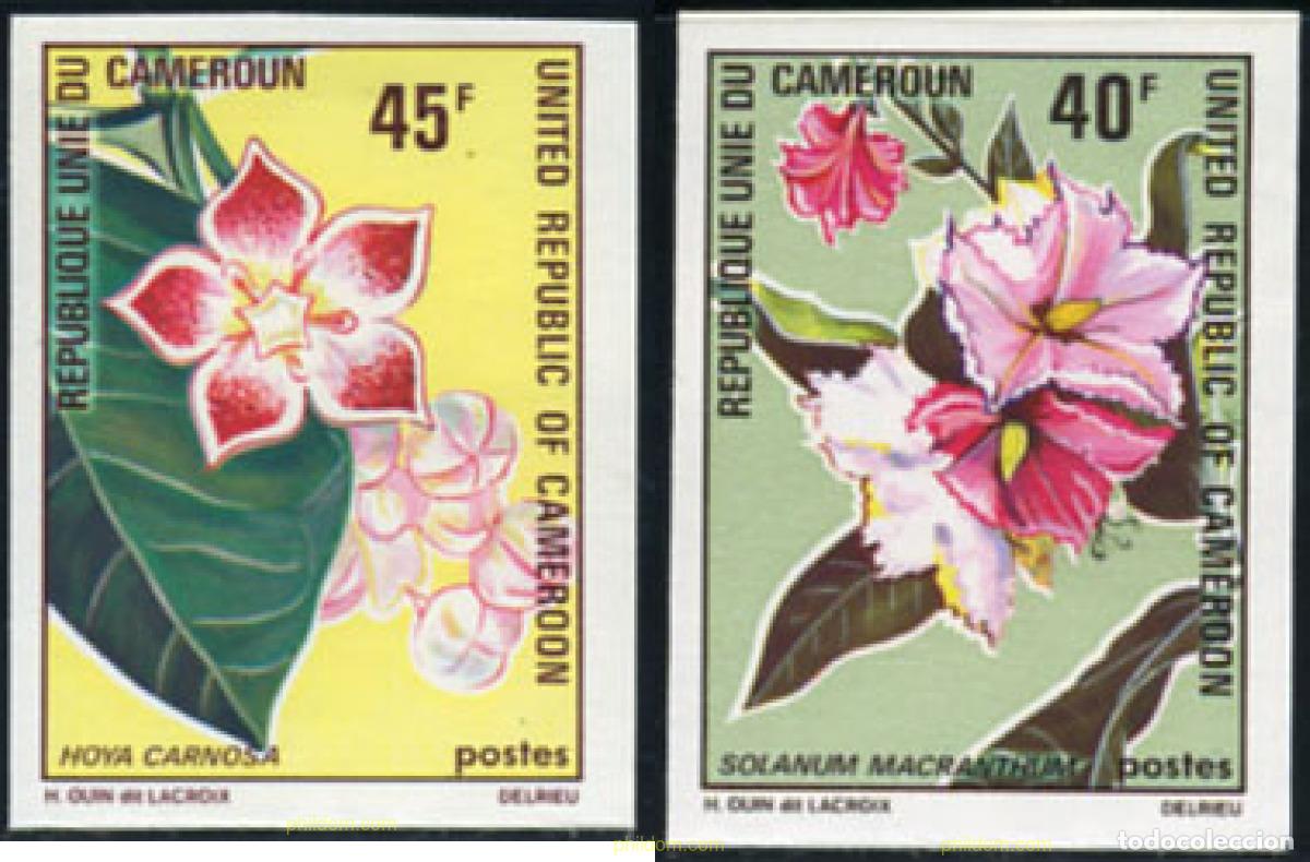 Briefmarken: 194548 MNH CAMERUN 1972 FLORES