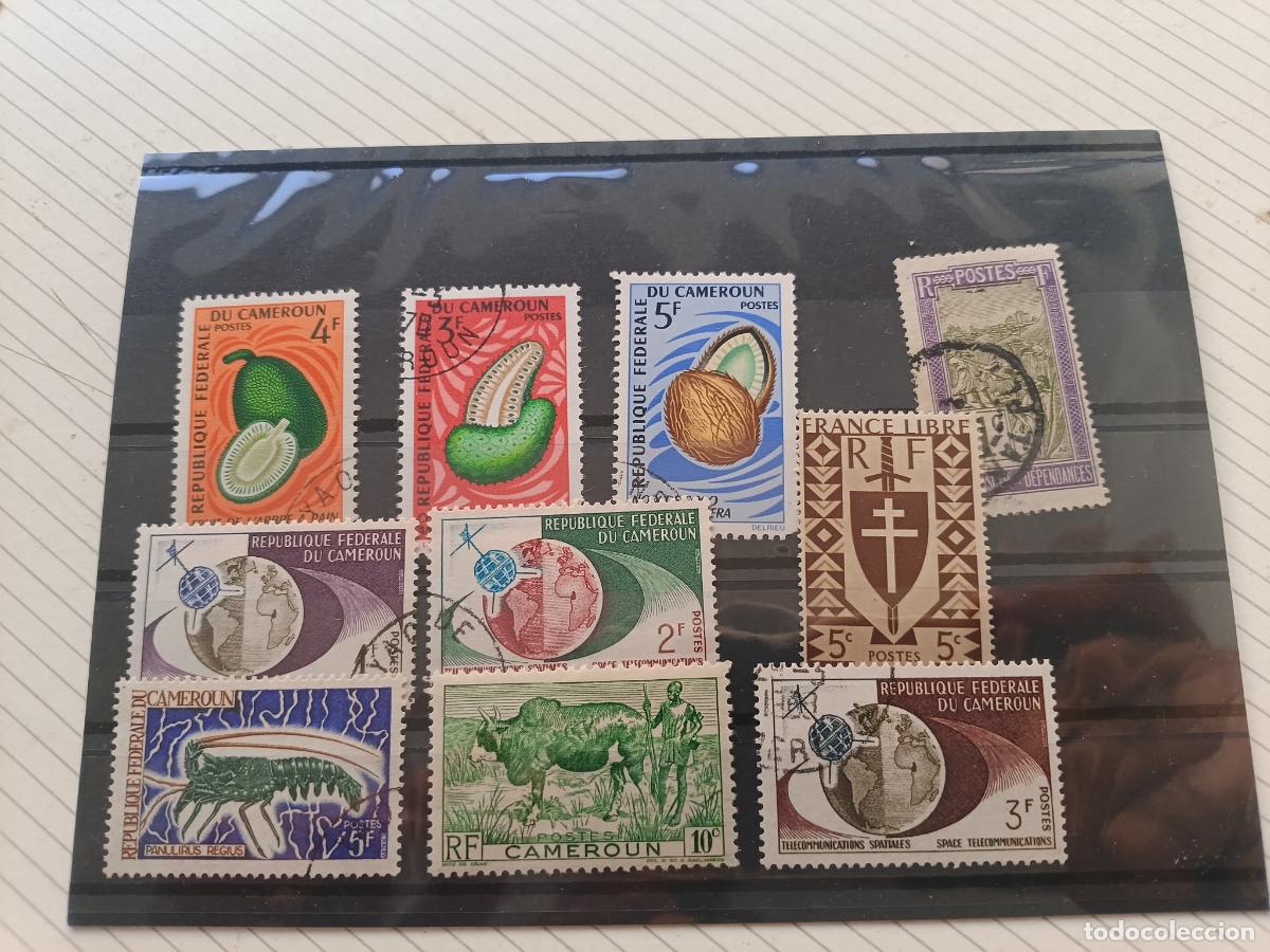 Selos: Camer&uacute;n. Lote de sellos