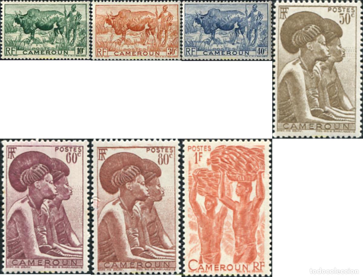 Sellos: 667925 HINGED CAMERUN 1946 SERIE BASICA