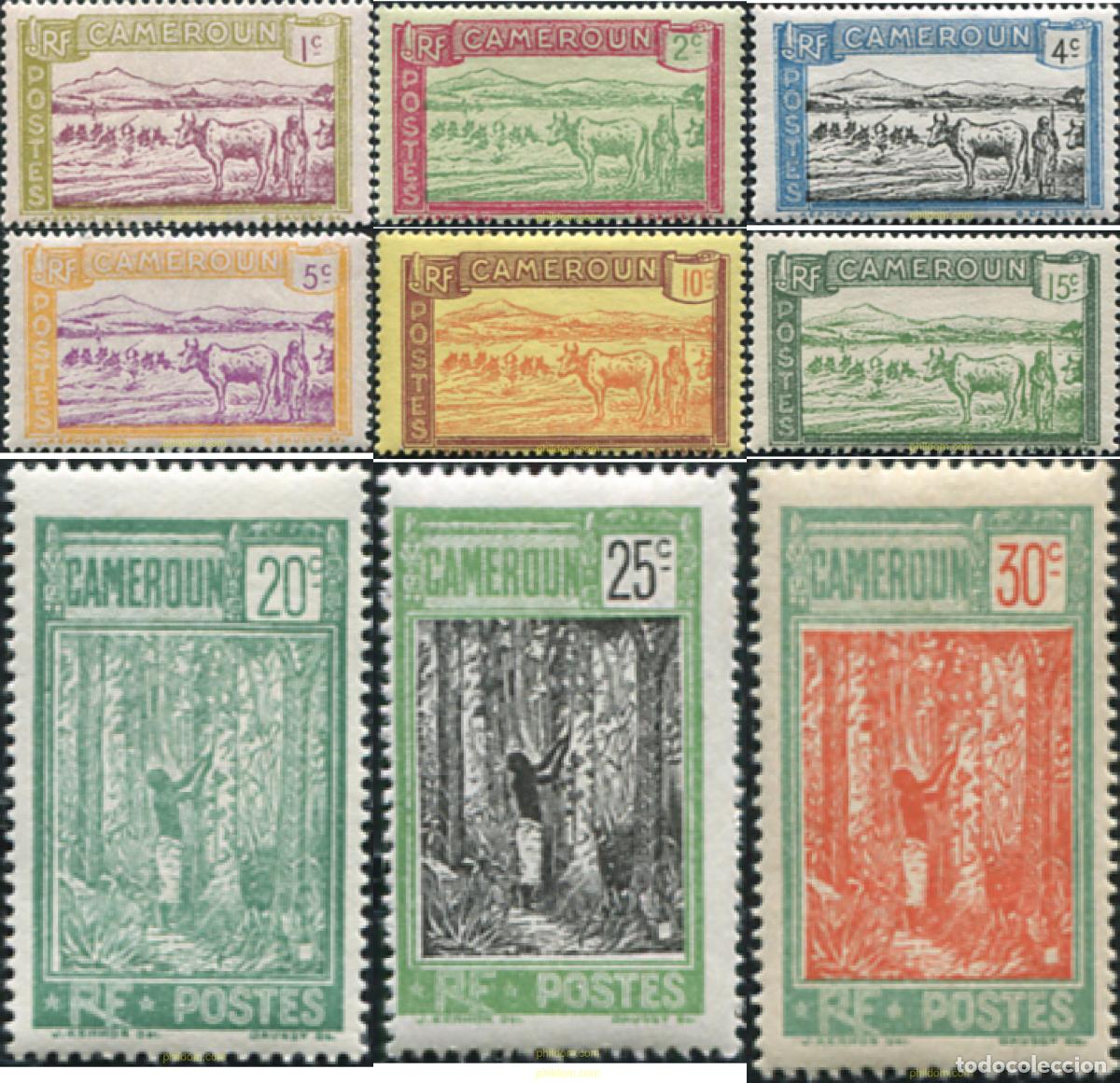 Sellos: 667921 HINGED CAMERUN 1925 SERIE BASICA