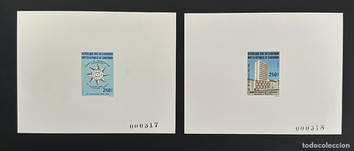 Sellos: Camer&uacute;n 1983 Mi. 997 - 998 evento de lujo Cooperaci&oacute;n aduanera Bruselas