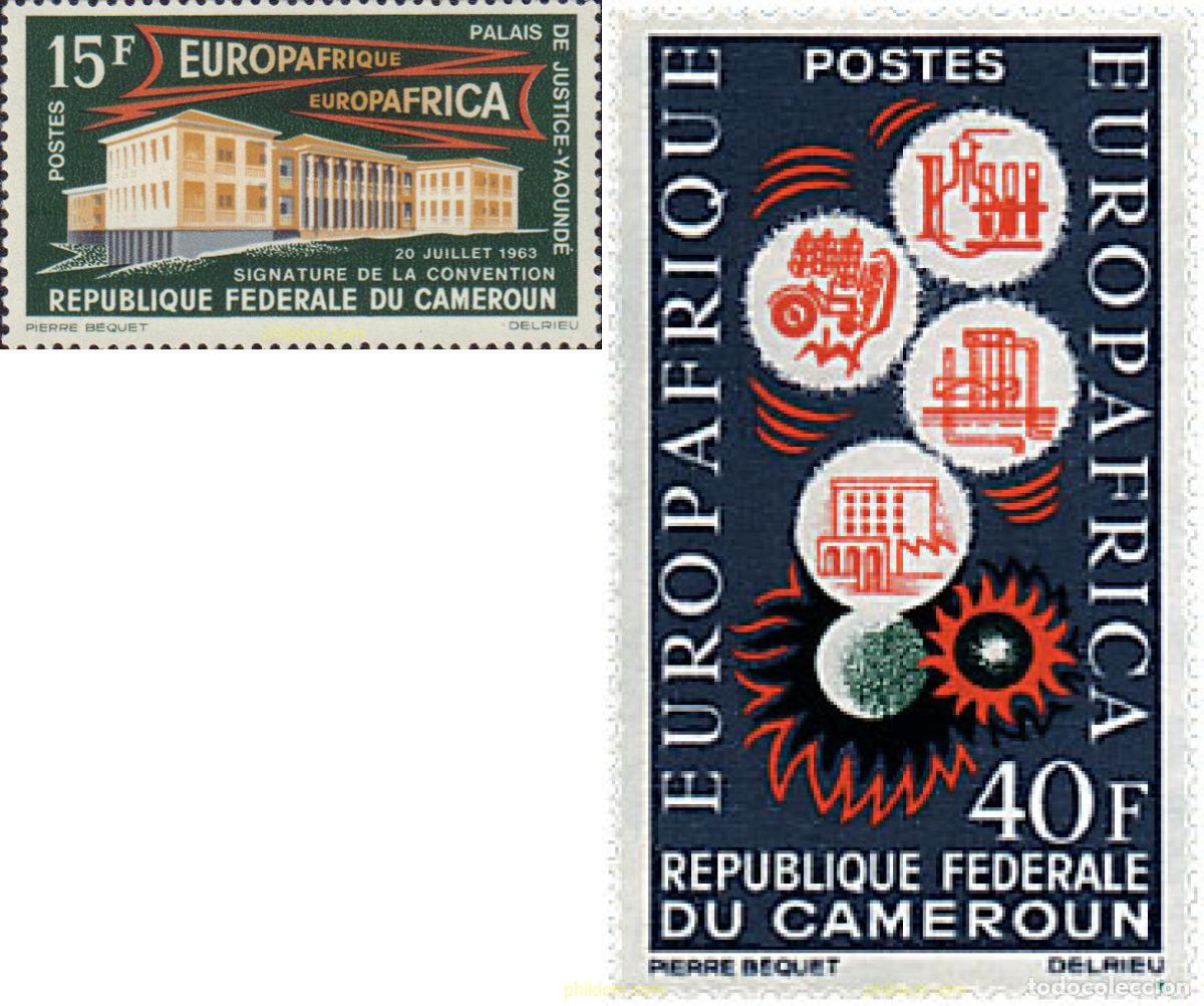Sellos: 43087 MNH CAMERUN 1964 ANIVERSARIO DE EUROPAFRICA