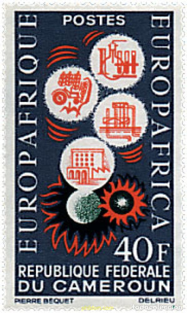 Sellos: 668001 HINGED CAMERUN 1964 ANIVERSARIO DE EUROPAFRICA