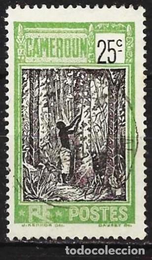Sellos: Camer&uacute;n 1925 - Mi 77 - YT 114 - Cosecha de caucho