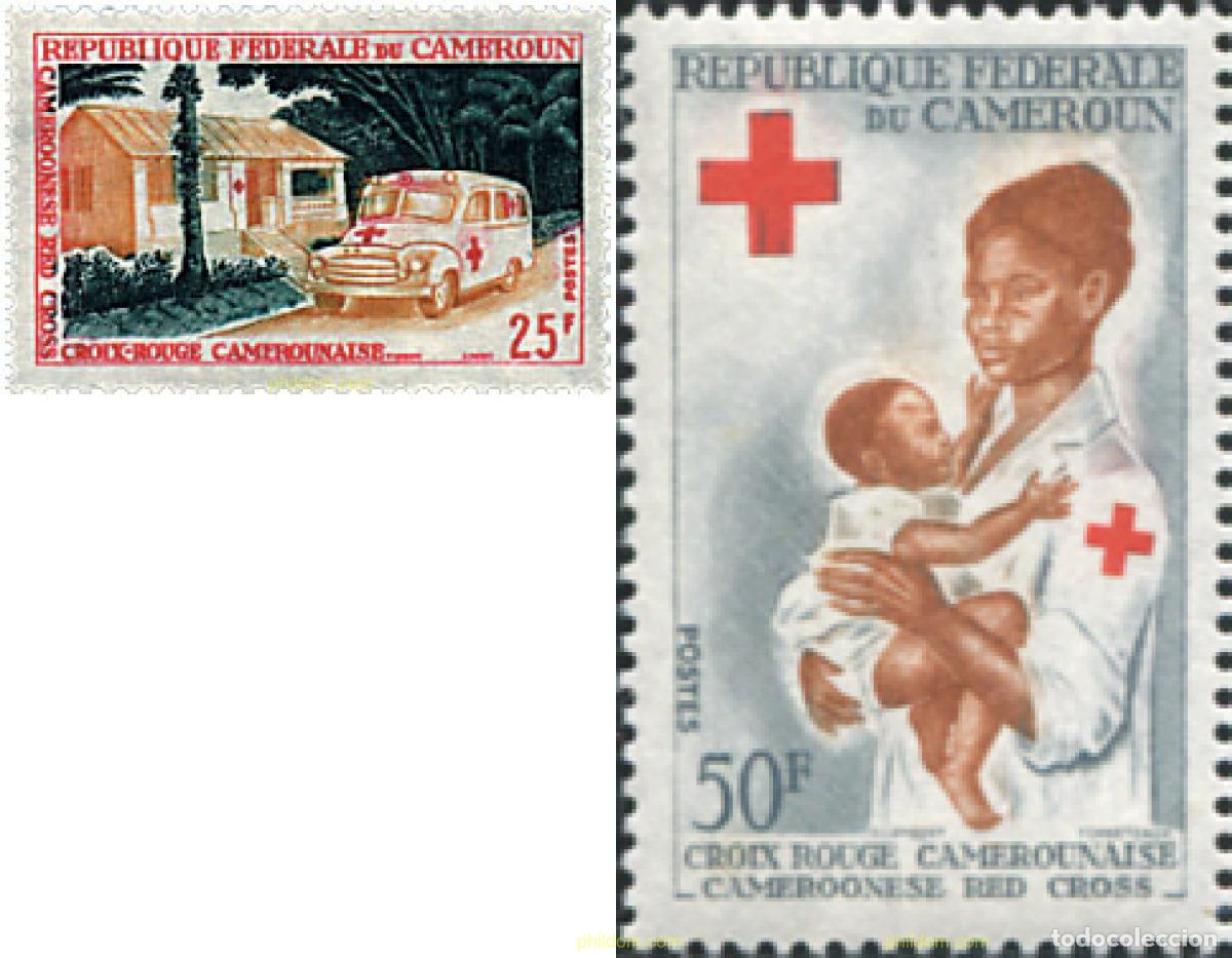 Sellos: 43088 MNH CAMERUN 1965 CRUZ ROJA NACIONAL