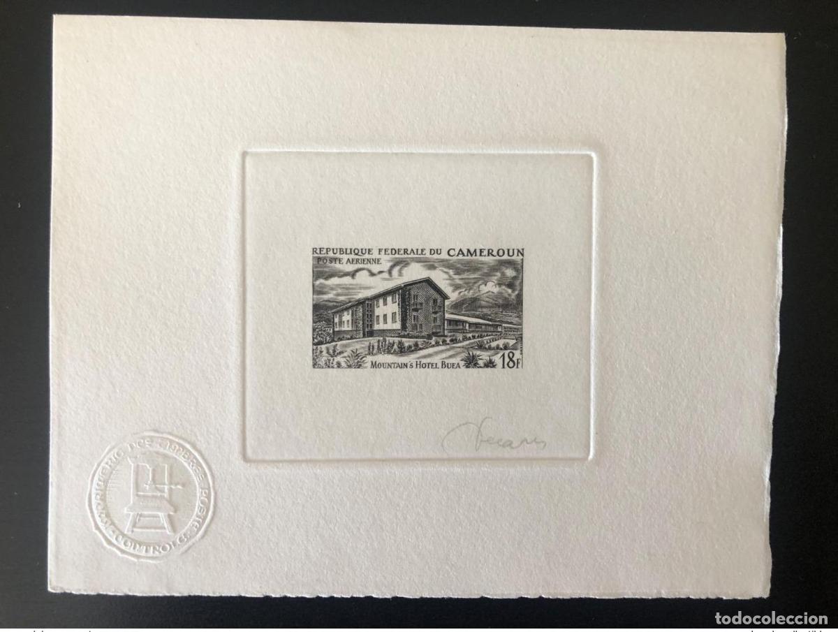 Sellos: Camer&uacute;n 1966 Mi. 455 Prueba de artista Mountain's Hotel Buea Tourisme