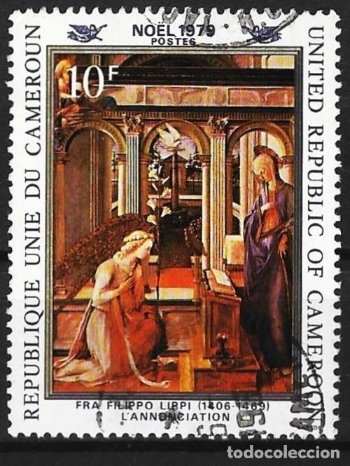 Sellos: Camer&uacute;n 1979 - Mi 914 - YT 640 - Navidad : Cuadro de Fra Filippo Lippi