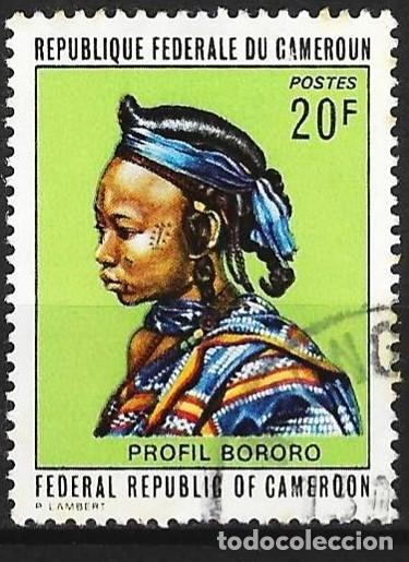 Sellos: Camer&uacute;n 1972 - Mi 693 - YT 522 - Mujer Bororo