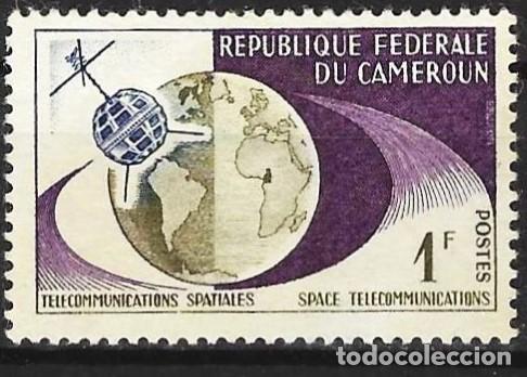 Sellos: Camer&uacute;n 1963 - Mi 381 - YT 361 - Sat&eacute;lite de telecomunicaciones &rdquo; Telstar &rdquo; - MNG