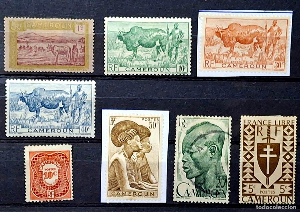 Sellos: 6 sellos de Camerun