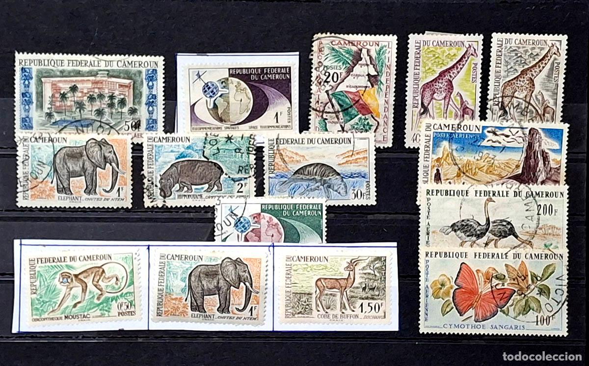 Sellos: 15 sellos de Camerun