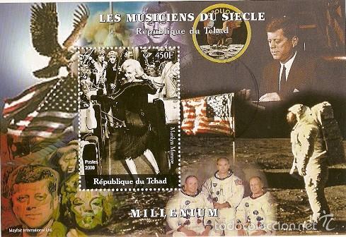 Sellos: Chad & Cinema, Merliyn Monroe 2000 (2) - Foto 1