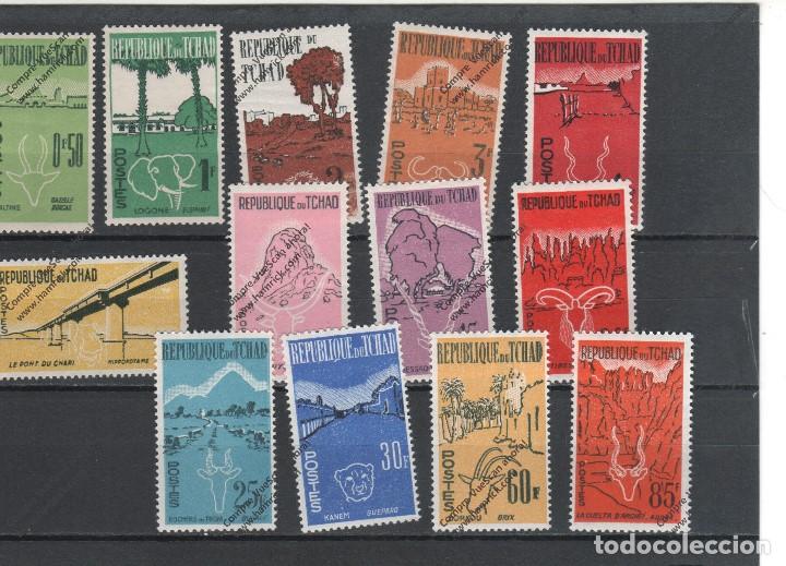 Sellos: TCHAD N&ordm; 66 AL 78 (**) - Foto 1