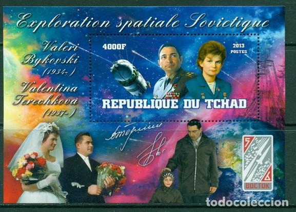 Sellos: TCHAD CHAD 2013 SHEET MNH BYKOVSKY TERESHKOVA SOVIET SPACE EXPLORATION ESPACIO ESPACE ASTRONAUTAS - Foto 1