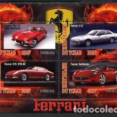 Sellos: TCHAD CHAD 2013 SHEET MNH FERRARI COCHES AUTOS AUTOMOVILES CARS VOITURES AUTOMOBILI AUTOMOBILES. Lote 362883645