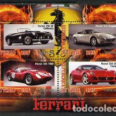 Sellos: TCHAD CHAD 2013 SHEET MNH FERRARI COCHES AUTOS AUTOMOVILES CARS VOITURES AUTOMOBILI AUTOMOBILES. Lote 362883735