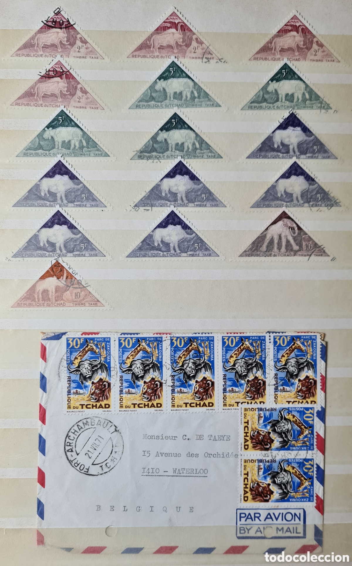 Sellos: Colecci&oacute;n de sellos de Chad - Foto 15