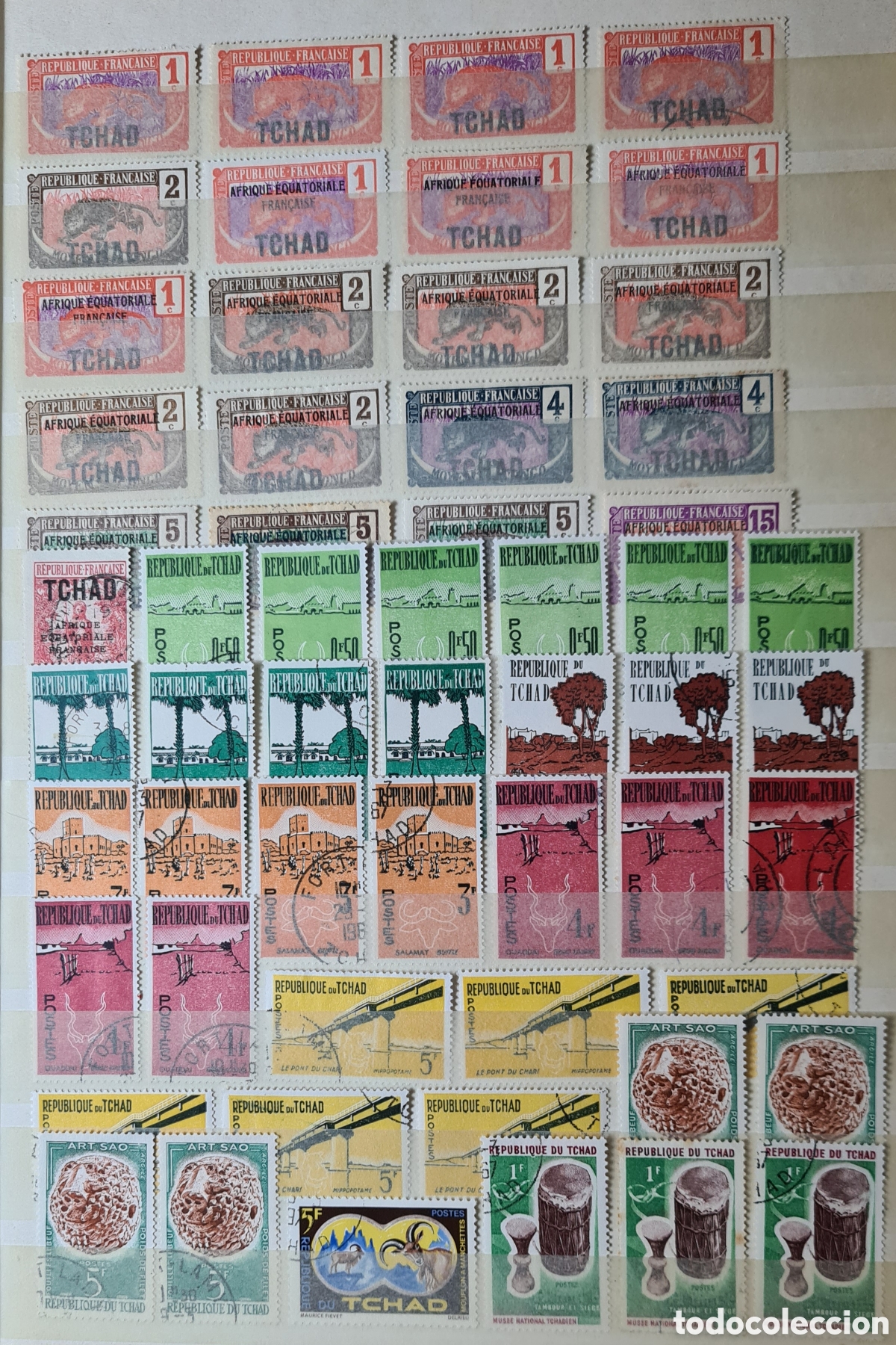 Sellos: Colecci&oacute;n de sellos de Chad - Foto 1