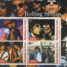 Sellos: TCHAD CHAD 2003 SHEET MNH ROLLING STONES SINGERS MUSIC CANTANTES MUSICA. Lote 400331039