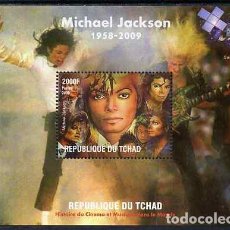 Sellos: TCHAD CHAD 2009 SHEET MNH MICHAEL JACKSON SINGERS MUSIC CANTANTES MUSICA. Lote 400358944