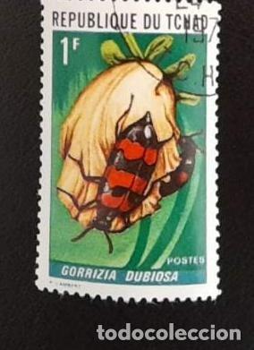 Sellos: SL) TCHAD LADYBUG USED INSECTS - Foto 1