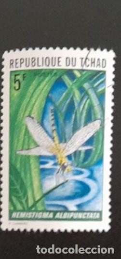 Sellos: SL) TCHAD INSECTS USED - Foto 1