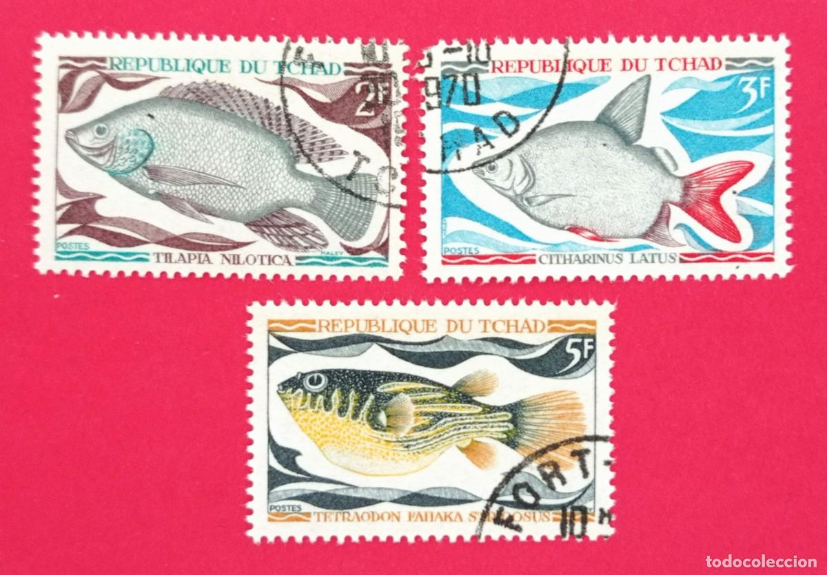 Sellos: SELLO CHAD. PECES (1969) - Foto 1