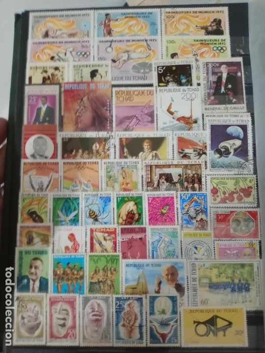 Sellos: Tchad, Chad. Colecci&oacute;n de 96 sellos - Foto 1