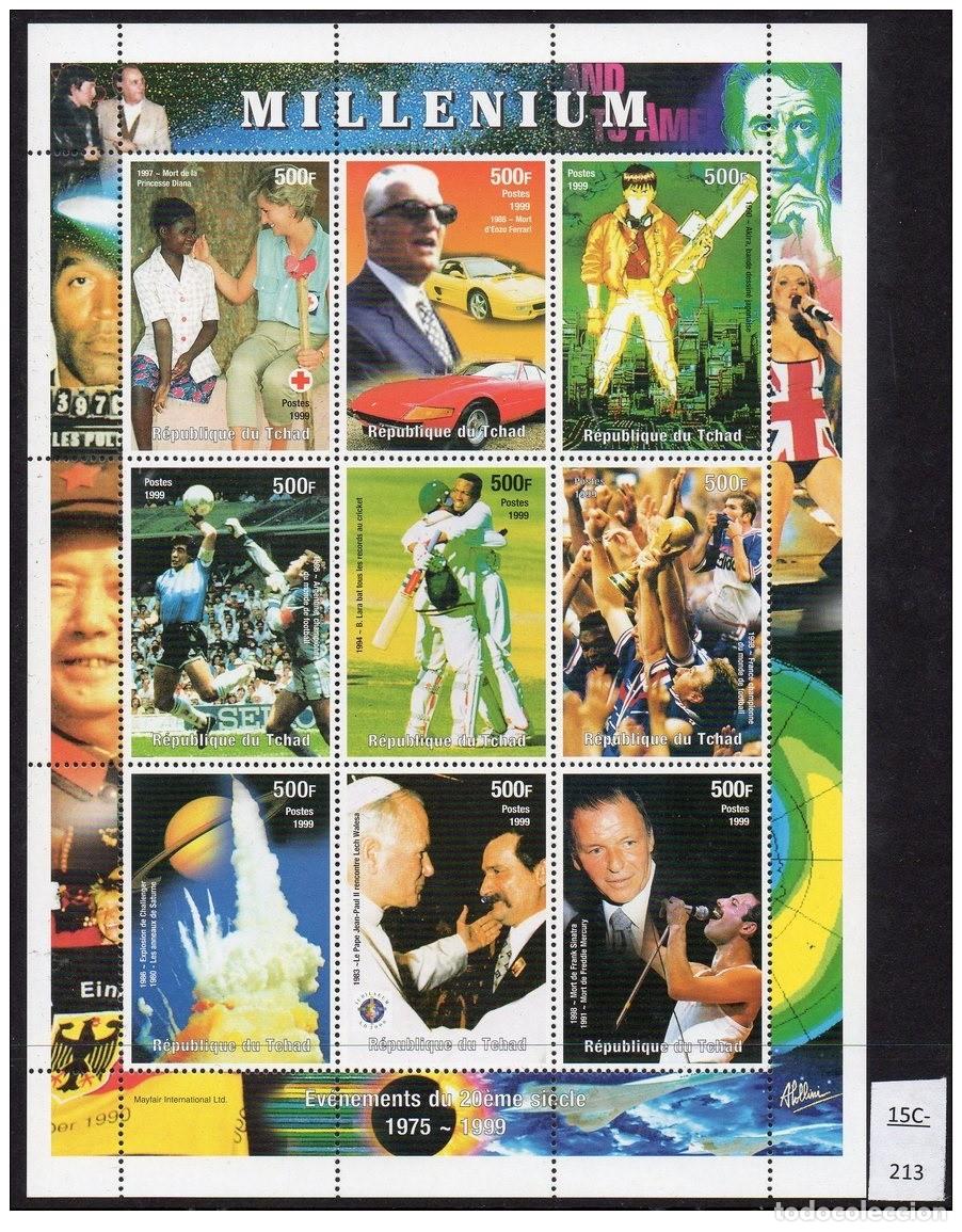 Sellos: Chad 1999 - Millenium Miniature Sheet MNH** - Foto 1