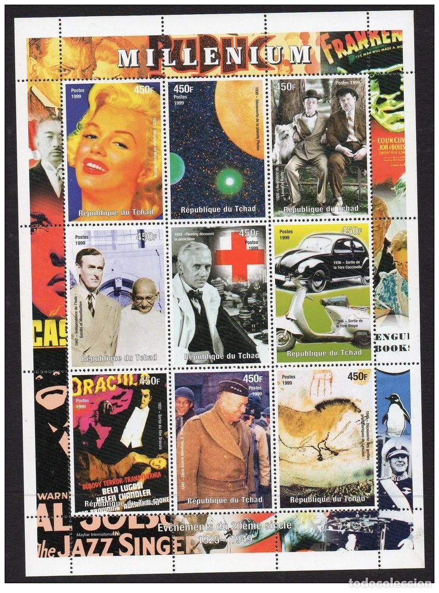 Sellos: Chad 1999 - Millenium Miniature Sheet MNH** - Foto 1