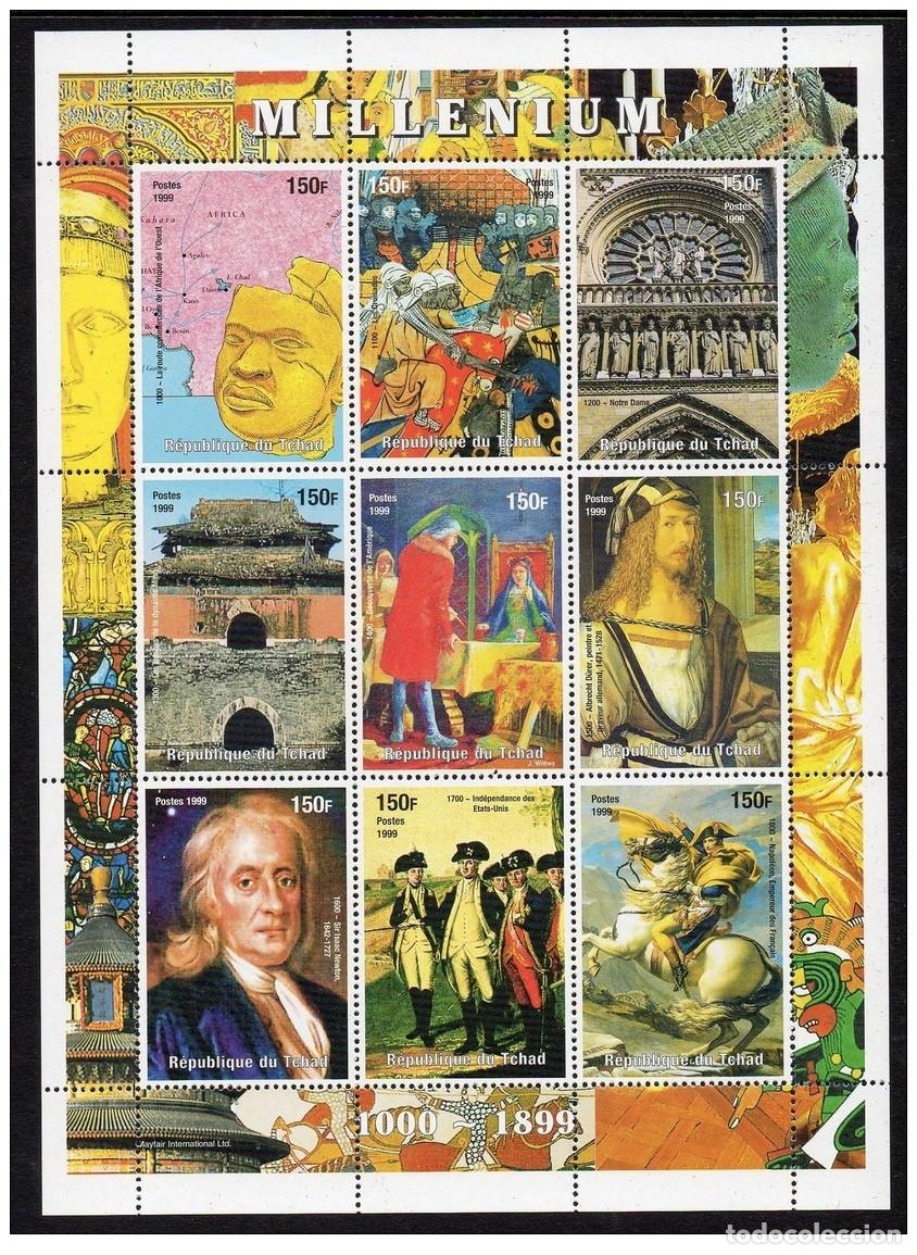 Sellos: Chad 1999 - Millenium Miniature Sheet MNH** - Foto 1