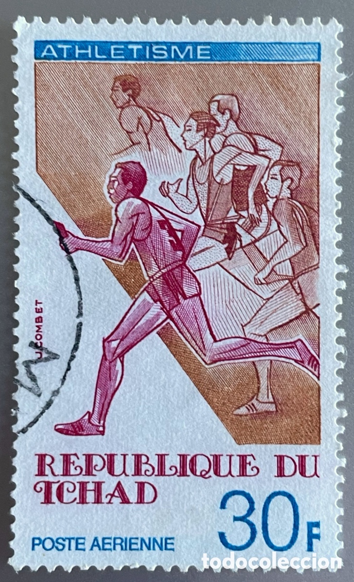Sellos: Chad. Deportes. 1977 - Foto 1