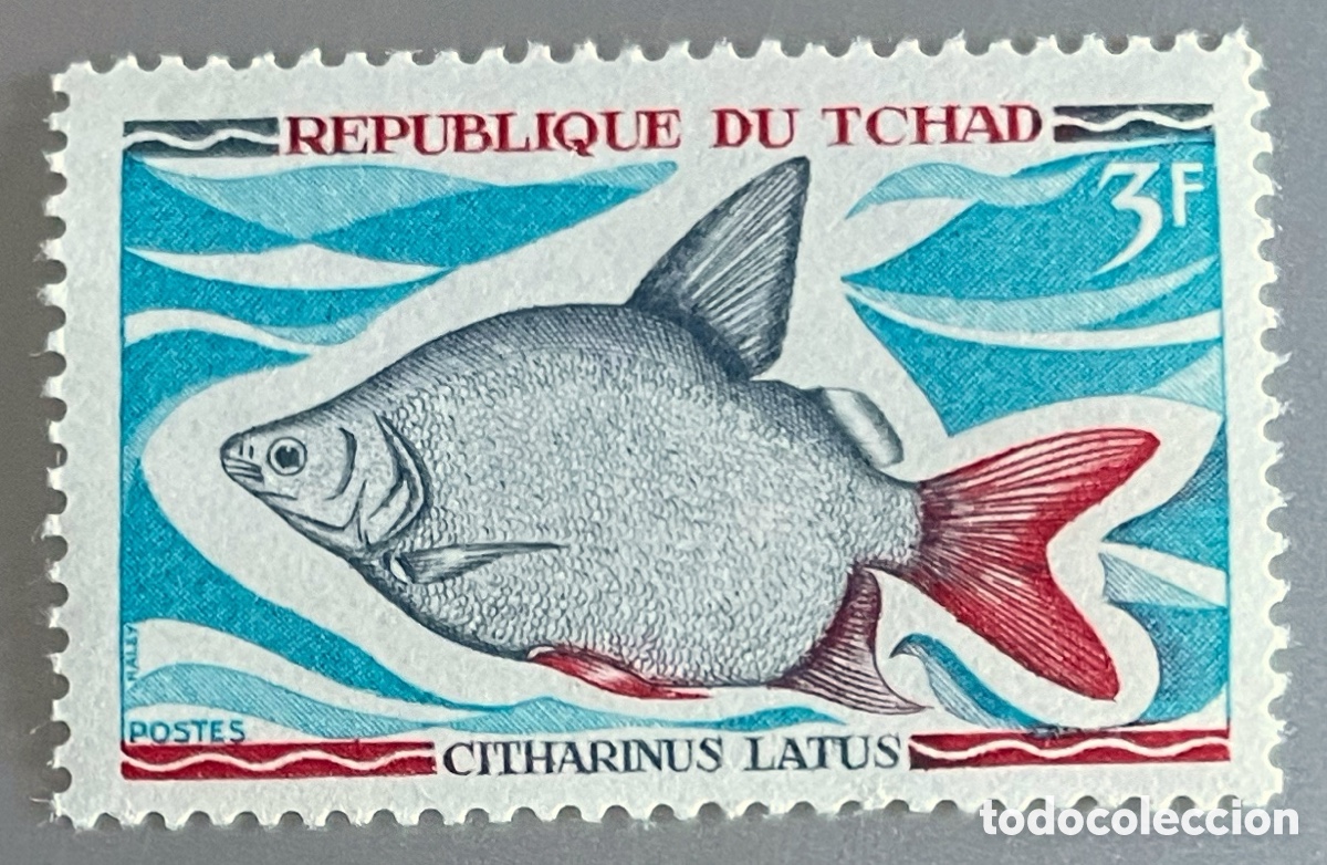 Sellos: Tchad. Chad. Peces. 1969 - Foto 1