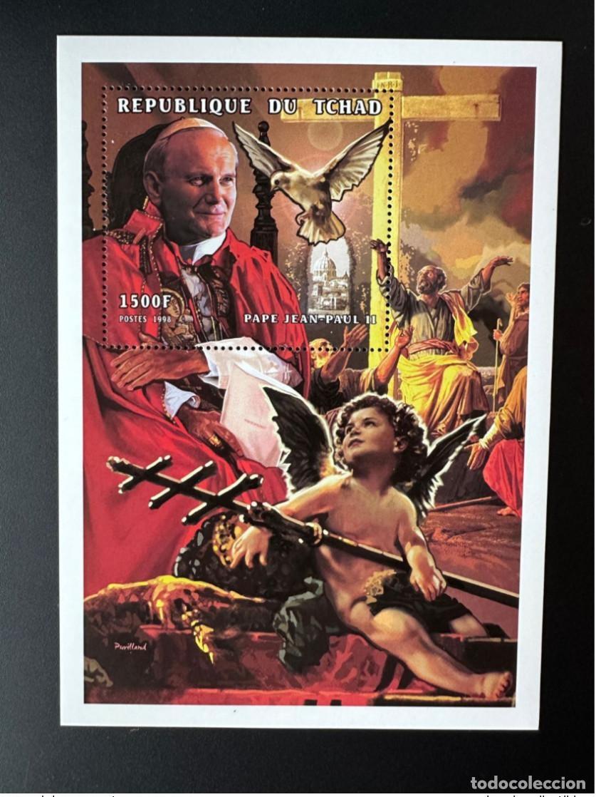 Sellos: Chad 1998 Mi. Bl. 287 M/S Klb Papa Juan Pablo II Papst Johannes
