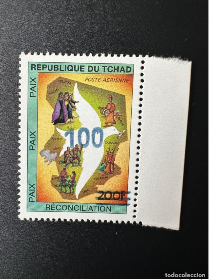 Sellos: Chad Tschad 1987/1988 Mi. 1141 sobreimpresi&oacute;n por la paz y reconciliaci&oacute;n