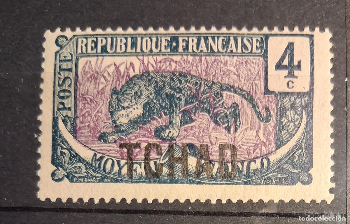 Sellos: CHAD, 1922, CAT.YT.3.