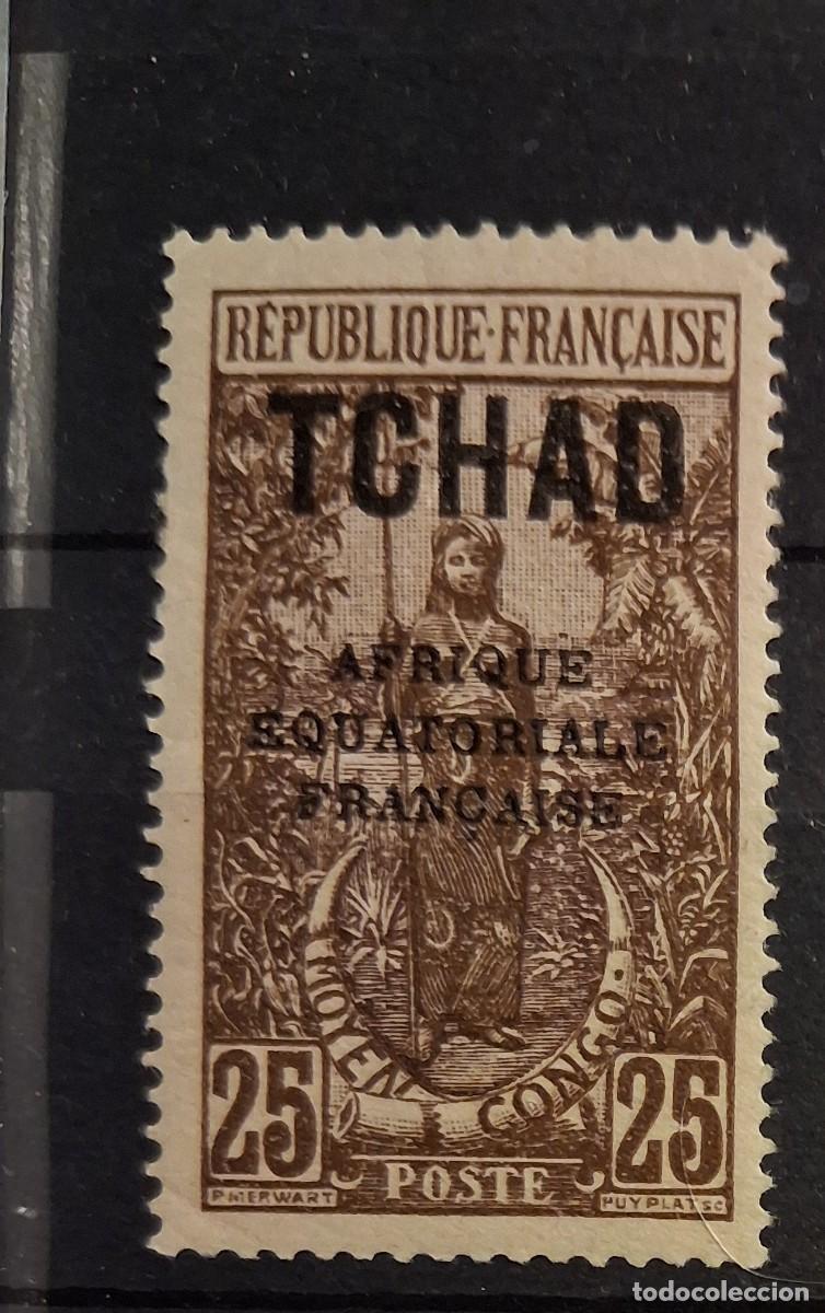 Sellos: CHAD, 1924, CAT.YT.26.