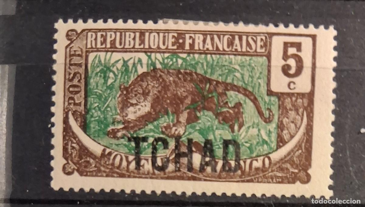Sellos: CHAD, 1922, CAT.YT.4.