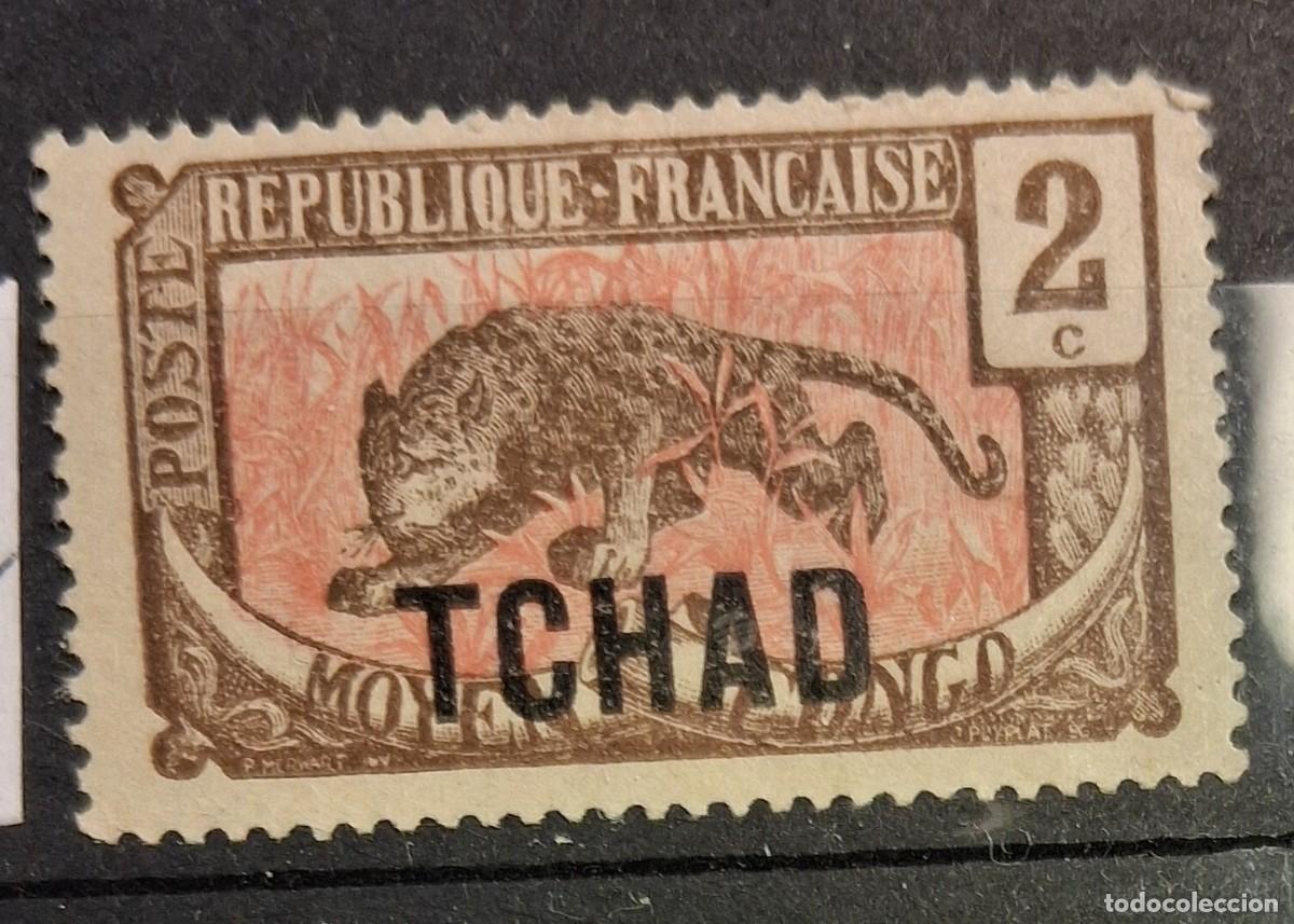 Sellos: CHAD, 1922, CAT.YT.2.